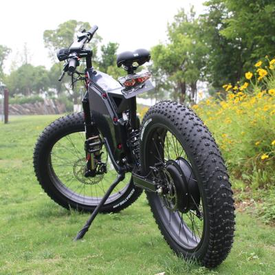 China 72V 3000W fat tire solid suspension mountain steel electric bike snow fat ebike for sale