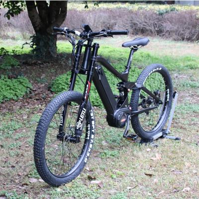 China FREE SHIPPING Leili Ares 1000W mid drive mountain steel electric bike ebike for sale