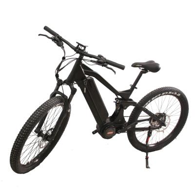 China Bafang aluminum frame ultra 1000W fat tire ebike full suspension MTB e bike for sale