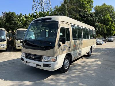 China 10-23 Seats Used Coster Bus  Manual Transmission With Comfortable Seating for sale