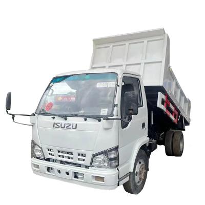 China Qingling Isuzu used dump truck 100P lorry camiao Camion 4X2 cargo truck light truck for sale