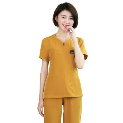 China Eco - Friendly Multi - Color Nurse Set Female Scrubs Nursing Medical Uniform Set Scrubs for sale