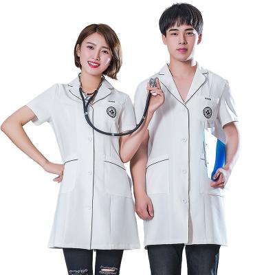 China Eco-Friendly Wholesale Doctors Consulting Coats White Coats Men And Women Hospital Uniform Doctors And Nurses for sale