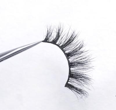 China Long Best Real Mink Eyelashes Vendor Natural Black Tapered Natural Selling Cheap 3D Mink Eyelashes for sale