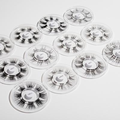 China Long False Eyelashes Bulk Natural First Class Wholesale False Segmented Mink Eyelash for sale