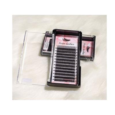 China Individual Single Eye Lash Extension Volumen Eyelashes Natural False Long Pack Supplier for sale