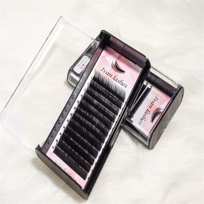 China Natural Thick Silk Eyelash Extension False Eyelashes Fiber Liquid PBT Strands PBT False Eyelashes for sale