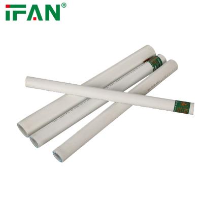 China IFAN Water Supply Factory Price White Color PPR Pipes Tubing 20mm-63mm PPR Fiberglass Pipe for sale