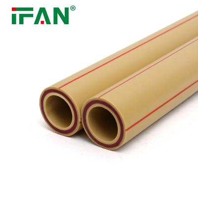 China PPR IFAN customized yellow plastic tube 20-110mm PN20 PPR water pipe pipe for water supply for sale