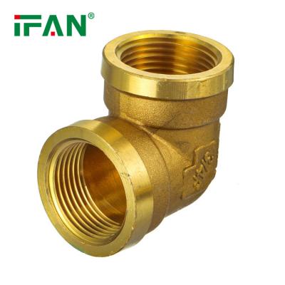 China IFANPlus Durable Wholesale 1/2 Inch 3/4 Inch PEX Brass Fittings Brass Plumbing Hardware Pipe Fitting for sale