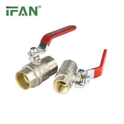 China IFAN Factory Price 1/2 Handle Long Ball Valve Brass Water Ball Valve 81053 General for sale