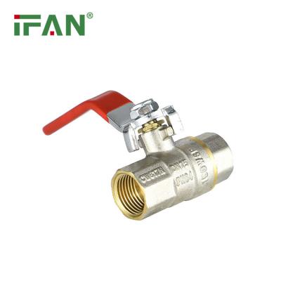 China IFAN General Wholesale 1 Inch Ball Valve Female Brass Ball Valve For Water Use for sale