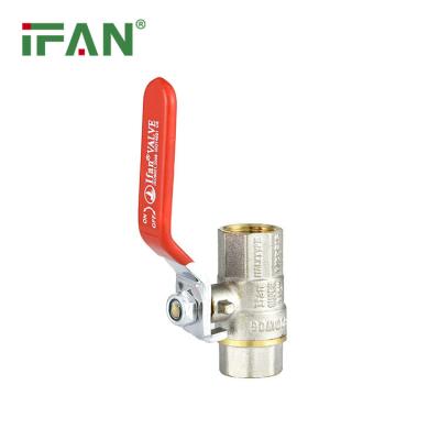 China IFAN Factory General Wholesale 1 Inch Brass Ball Valve Forging Water Supply Ball Valve for sale