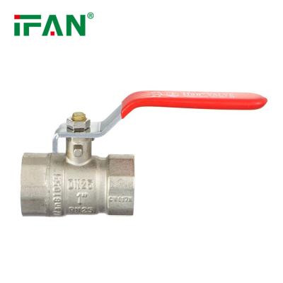 China IFAN General Factory 81055 Wholesale 1 Inch Ball Valve Forging Brass Water Supply Ball Valve for sale