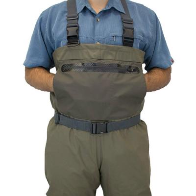 China Manufacture High Quality Nylon Neoprene Breathable Chest Waterproof Fishing Wader for sale