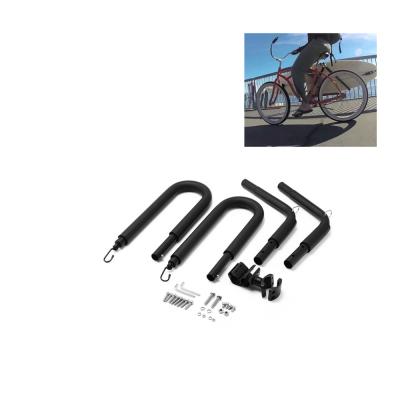 China New Design Unisex Surfboard Accessories Aluminum Bicycle Surfboard Rack For Bike for sale