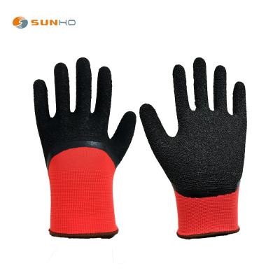 China Sunnyhope 13G Polyester Ply Anti-Slip Latex Coated Cheap Gloves Extra Grip Gloves for sale