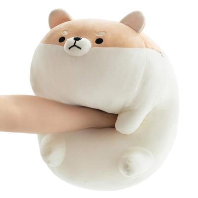 China Wholesale High Quality Comfortable Soft Cute Plush Super Soft Corgi Corgi Throws Animals Sits Shiba Plush Toy for sale