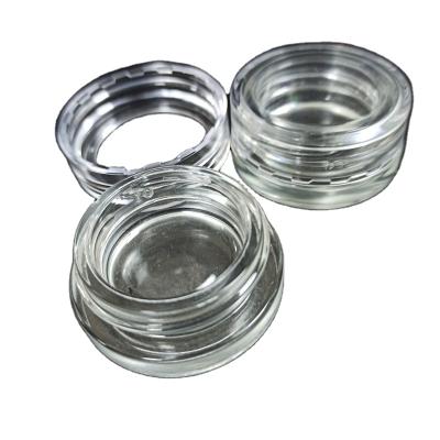 China NO RESIDUE 5ml 7ml 9ml Concentrate Storage Glass Jar With Child Proof Cap for sale