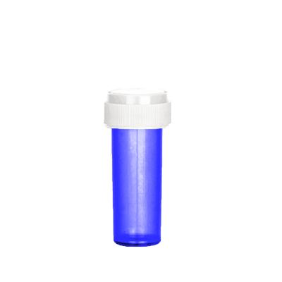 China Medicine Kids Heavy Duty Tablet Pill Packaging Push Up Bottom And Cap Bottle Tower-Reversible Medicine Vials for sale