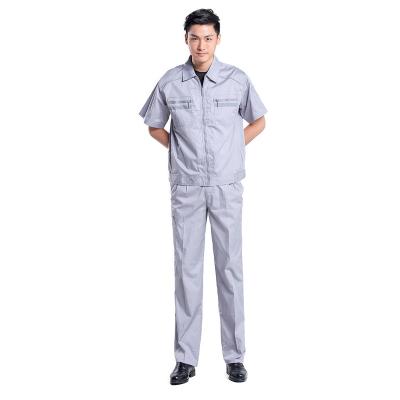 China High Quality Cotton Polyester Wear Resistant Breathable Short Sleeve Workshop Overall Soft/Breathable/Wear-Resistant One-Piece Suit for sale