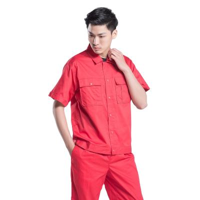 China Soft/Breathable/Wear-Resistant Denim Service Summer Breathable Workwear Uniform Working Clothes Short Sleeve Workwear Uniform Pants for sale