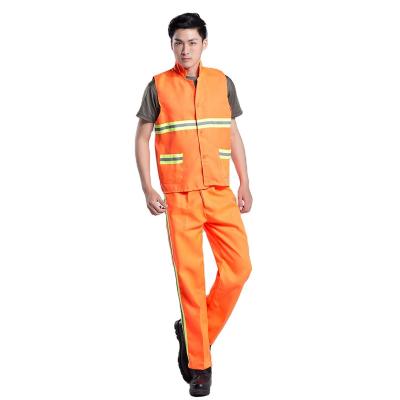 China 2022 Reflective Anti-Static Working Vest And Pants Water Proof Factory Men Work Vest for sale