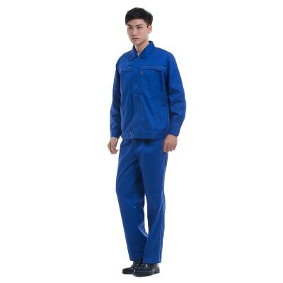 China 2022 Anti-shrink factory summer double long sleeve reflective long sleeve construction work uniforms anti-static working clothes for sale