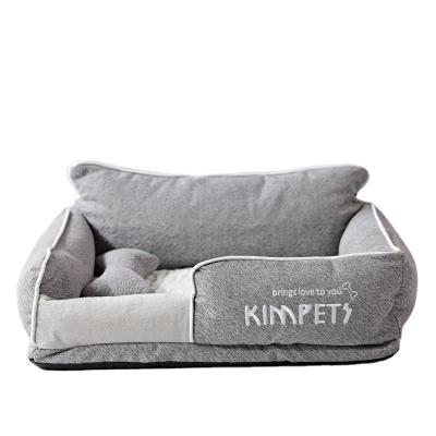 China Viable New Dog Cat Cushion Home Mat Cat Beds Sleeping Room Soft Warm Washable Pet Bed for sale