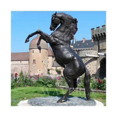 China Europe Outdoor Garden Decor Big Large Copper Bronze Arabian Horse Sculpture Horses Statues for sale