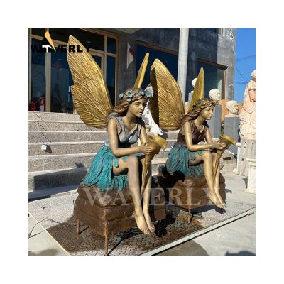 China Europe Sculpture Water Fountain Outdoor Modern Outdoor Water Feature Garden Fountains Fairy Water Fountain for sale