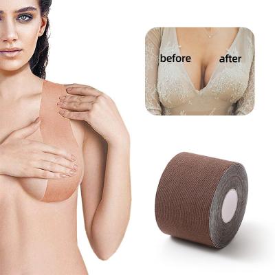 China Air Nipple Cover Wholesale Breast Lift Tape Plus Size Fabric Boob Sticky Lift Tape for sale