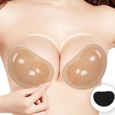 China Hot Sale Eco-friendly Women's Sports Breast Lift Cups Comfortable Silicone Sponge Push Up Bra Pads For Swimwear for sale