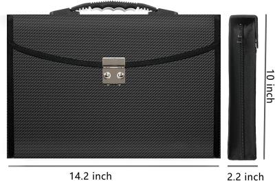 China ODM 24 Pocket Waterproof Fireproof Accordion File Bag for sale