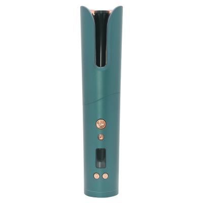 China 120 Minutes 9600mAh Ionic Automatic Rotating Hair Curler Hesitate Hair Curler for sale