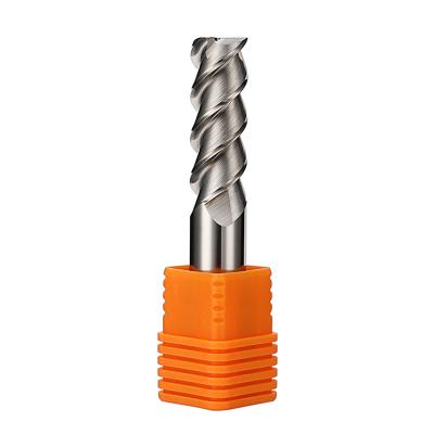 China CNC Process BKXE CNC Tools 3 Flute End Milling Cutter Polishing Spiral Aluminum for sale