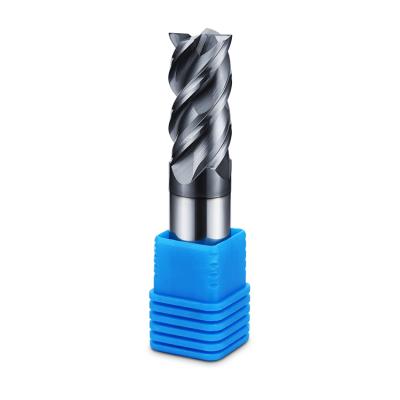 China CNC Process BKXE 45 Degree Angle Cutter Tungsten Carbide Double 4 Flutes End Milling Mills For Stainless Steel Spiral for sale