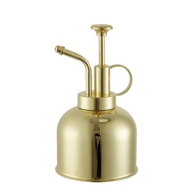 China Garden 300ml Stainless Steel Vintage Style Vintage Plant Mister Spray Bottle With Top Pump for sale