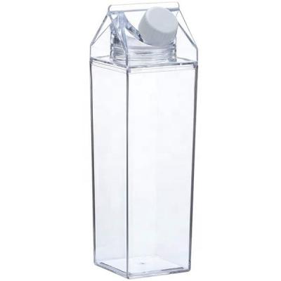 China Sustainable Plastic Clear Leakproof Carton 500ml Water Bottle For Milk Water for sale