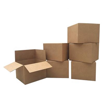 China Wholesale Customized Recyclable Printed Medium Large Kraft Paper Mail Order Boxes , Logo Printed for sale