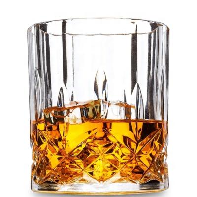 China 11oz Premium CLASSIC Crystal Cocktail Glass Tumbler Lead Free Set of 4 for Scotch, Bourbon or Whiskey for sale