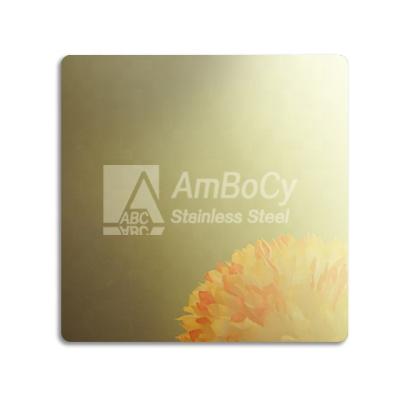 China Construction 201 Stainless Steel 304 430 Gold Mirror Finish Plate Color Sheet for sale