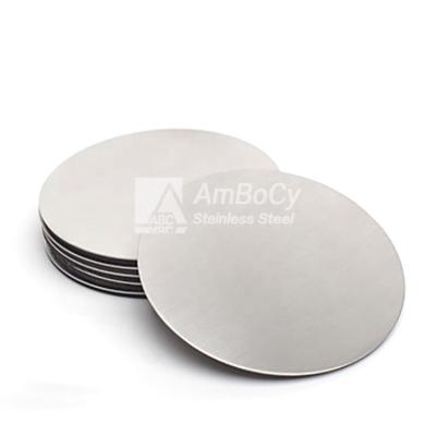 China Hot Selling Kitchenware Products Grade 201 304 316 Stainless Steel 316l 410 430 Circle By BA 2B Surface Polishing Finish For Tableware for sale