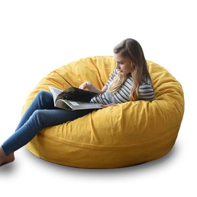 China Sofa bed Giant Bean Bags Chairs for kids, teens, Adult-elastic crushed beanless sponge bag chair - foam filled furniture XL (4FT) for sale