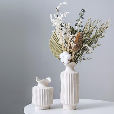 China Contemporary Wholesale Ceramic Large Vase Home Decorative Flower Nordic Ceramic Vase for sale