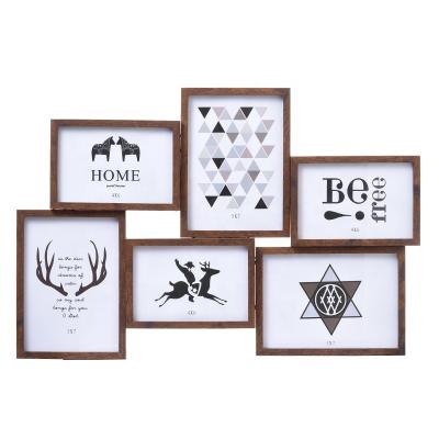 China Wholesale Home / Office Picture Frame Wall Frames Wood Shade Box Photo Levitating Frame for sale