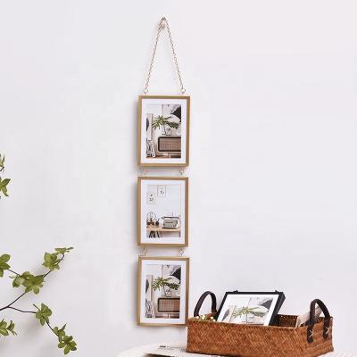 China Wholesale Home Decoration Metal Picture Frame New Arrival Metal Picture Frame Decorative Hanging Set for sale