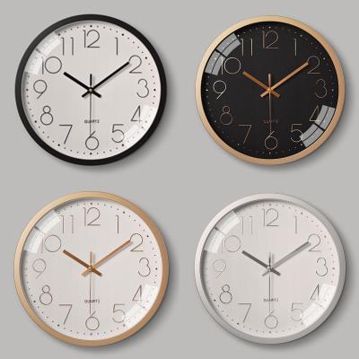 China Modern Minimalist Home Decor Wholesale Custom Plastic Cheap Wall Clock for sale