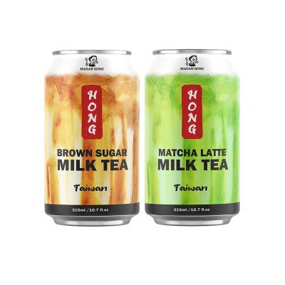 China Taiwan 315ml Natural Tapioca Pearls Brown Sugar Milk Tea Drink for sale