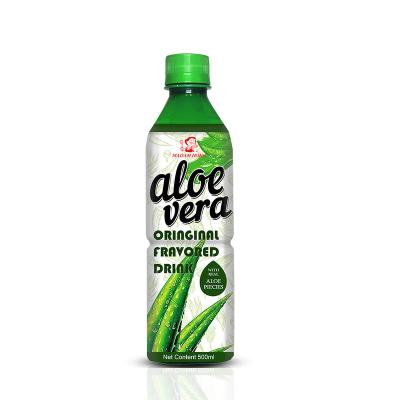 China Natural Taiwan Aloe Vera Pulp Juice Drink 500ml for sale